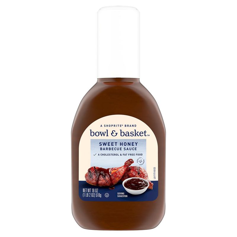 Bowl &amp; Basket Sweet Honey Barbecue Sauce, 18 oz
