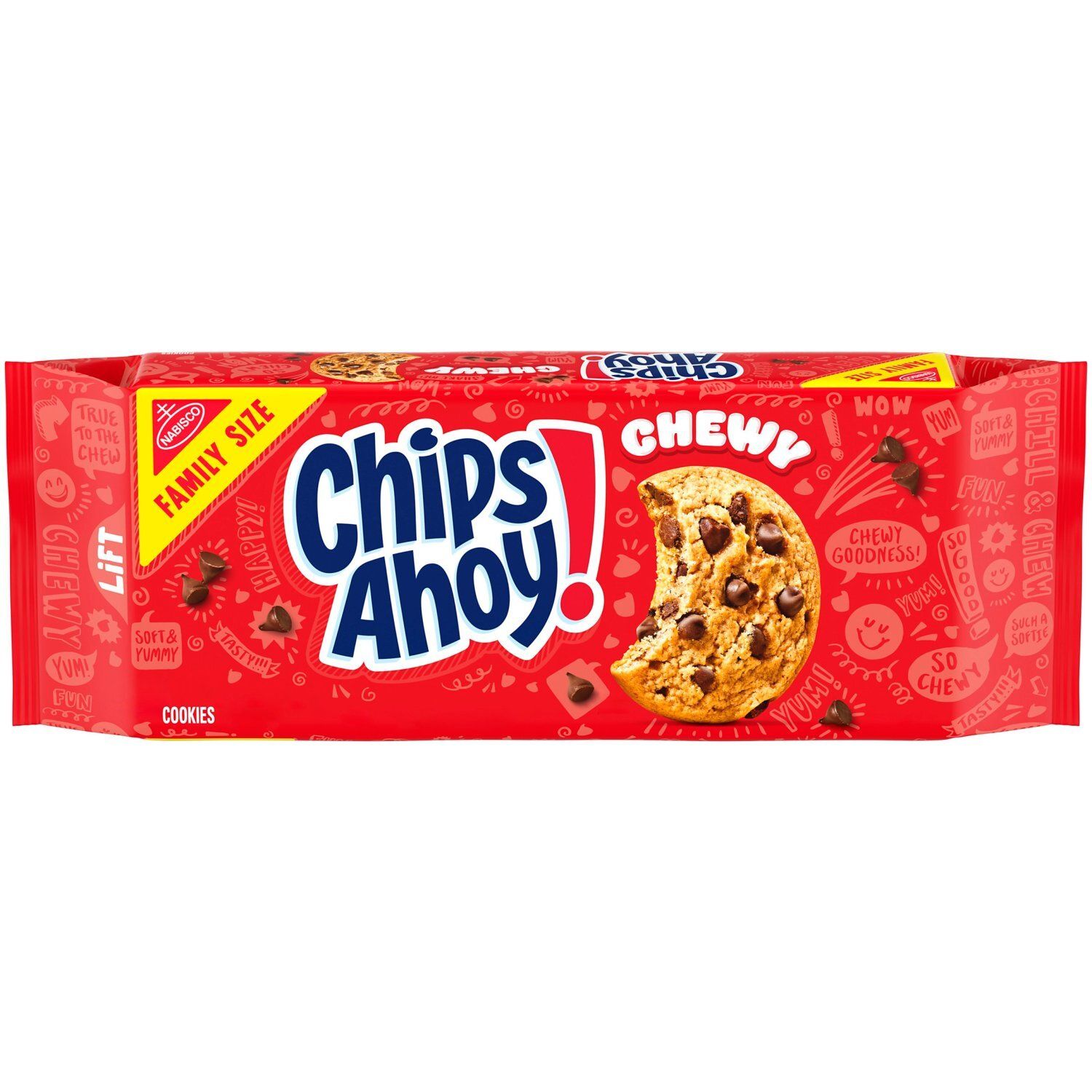 Nabisco Chips Ahoy! Chewy Cookies Family Size, 1 lb 3.5 oz