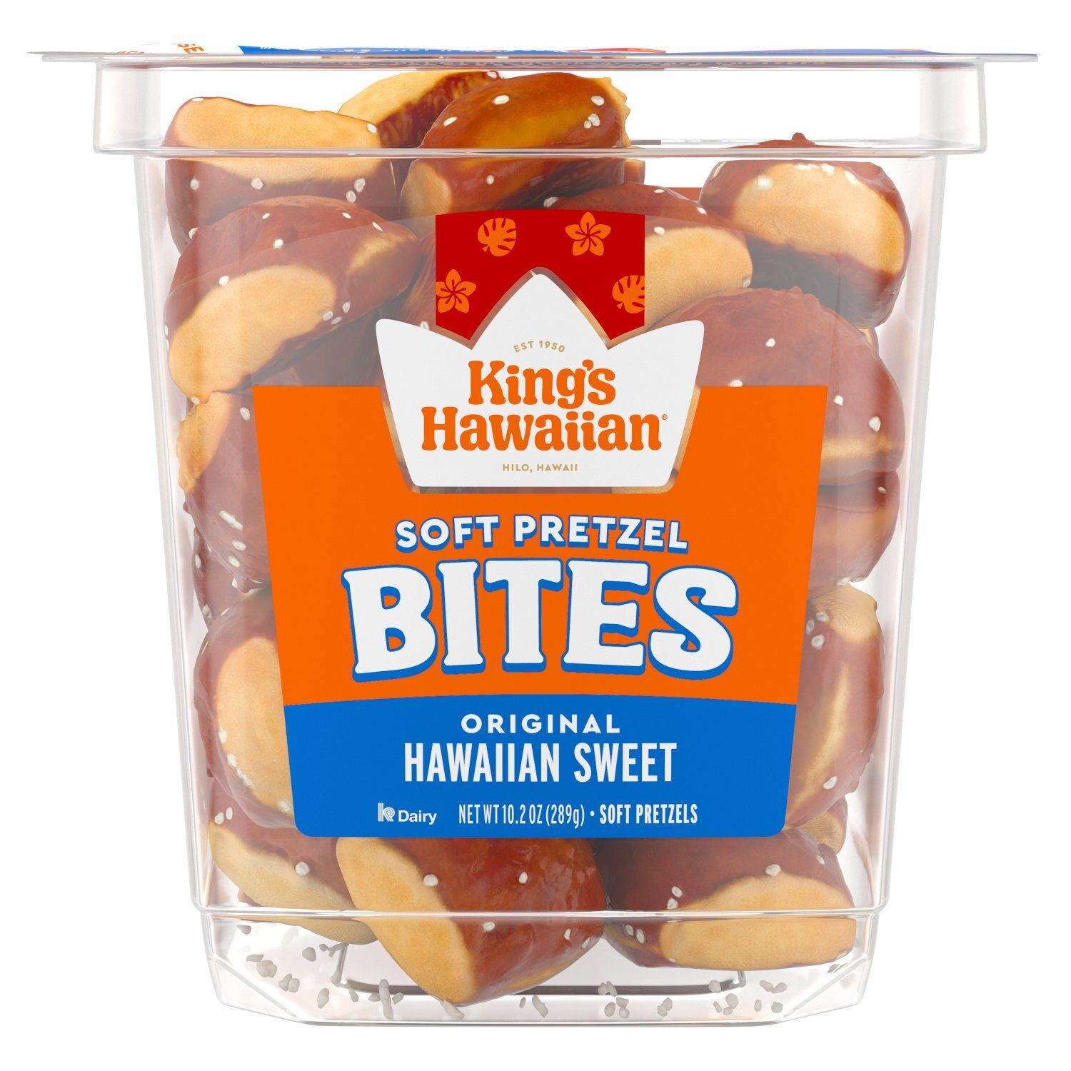King's Hawaiian Original Hawaiian Sweet Soft Pretzel Bites, 10.2 oz