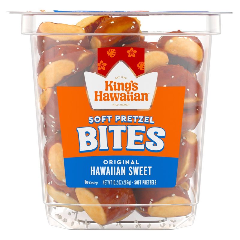 King's Hawaiian Original Hawaiian Sweet Soft Pretzel Bites, 10.2 oz