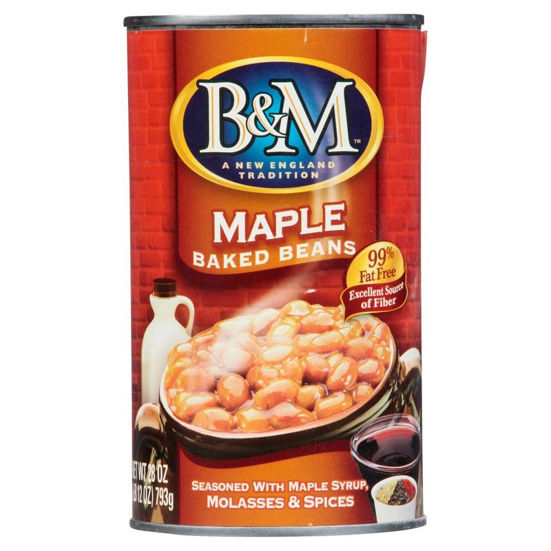 B&amp;M Maple Baked Beans, 28 oz