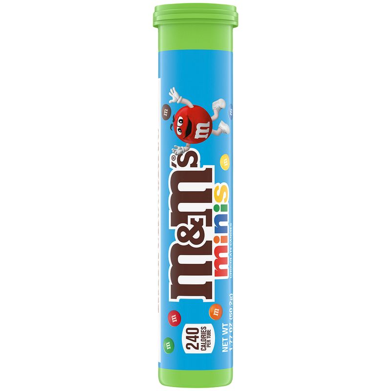 M&amp;M'S Minis Milk Chocolate Candy, 1.77 oz Tube (Packaging May Vary)