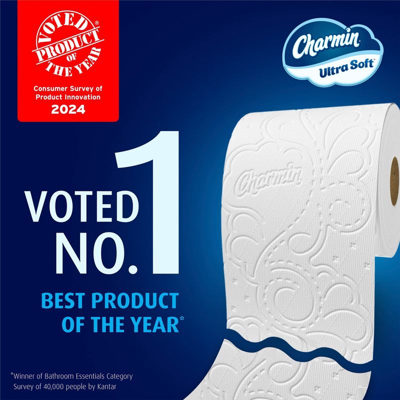 Charmin Ultra Soft Mega XL Toilet Paper, 312 2-ply sheets per roll, 12 count