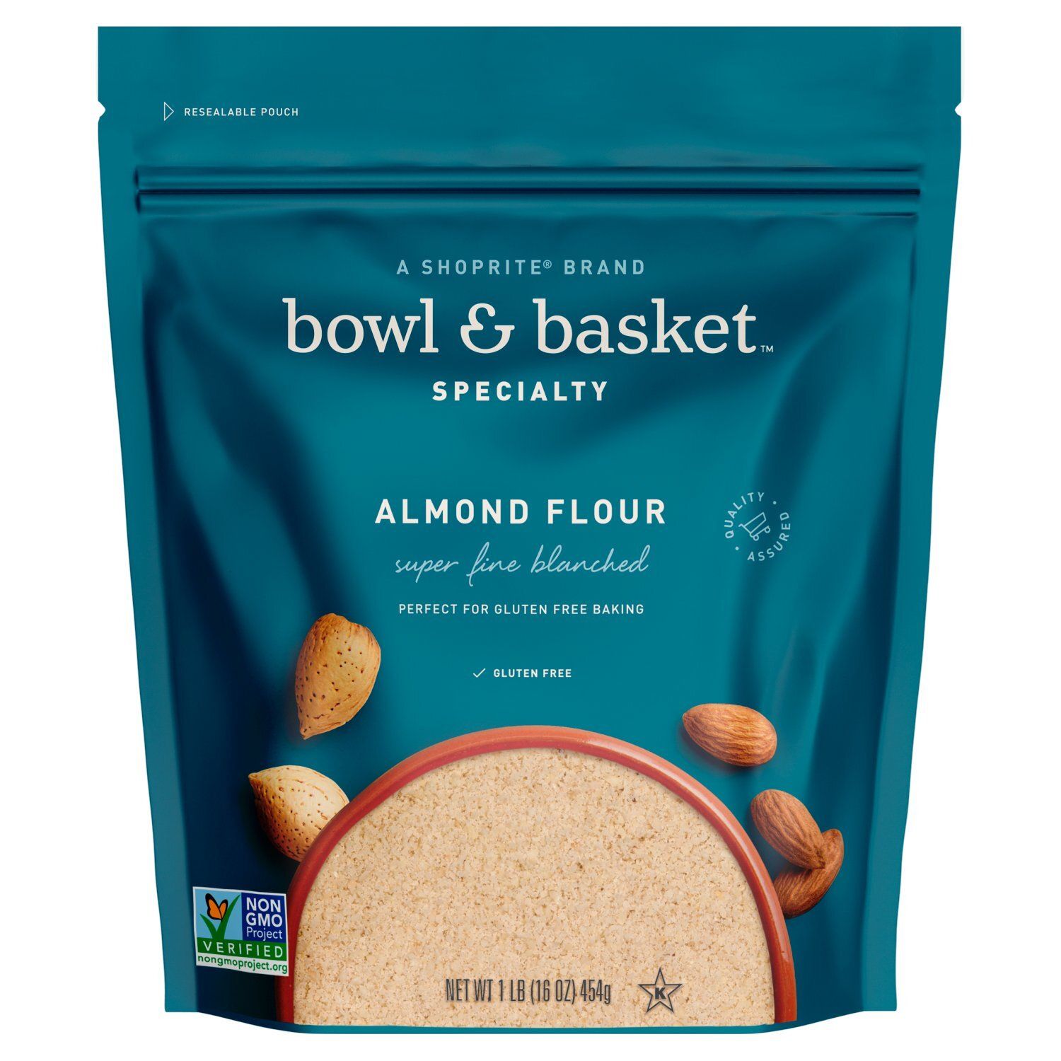 Bowl &amp; Basket Specialty Super Fine Blanched Almond Flour, 1 lb
