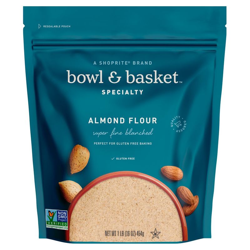 Bowl &amp; Basket Specialty Super Fine Blanched Almond Flour, 1 lb