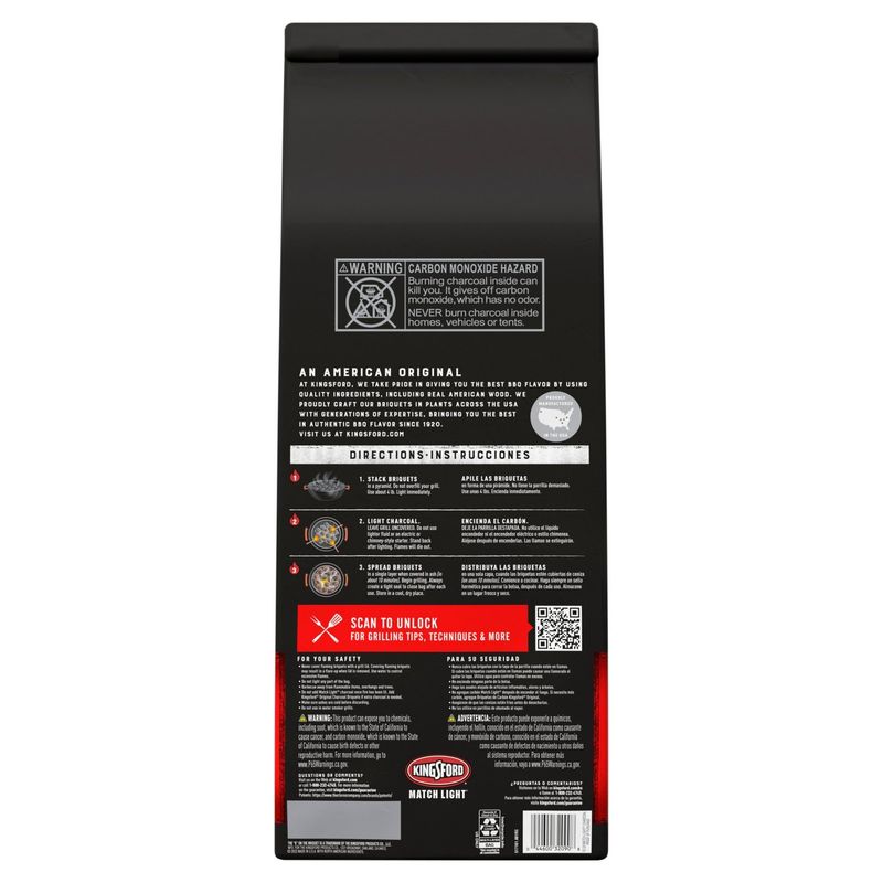 Kingsford Match Light Instant Charcoal Briquets, 12 lb