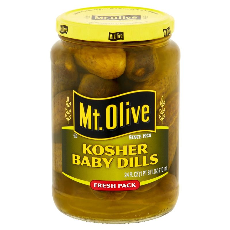 Mt. Olive Kosher Baby Dills Fresh Pack, 24 fl oz