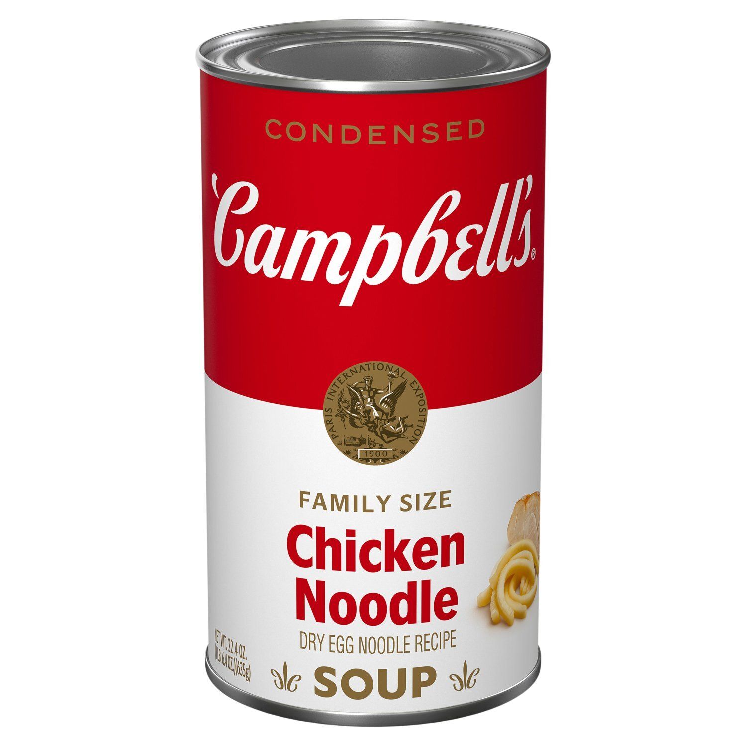 Campbell's Condensed Chicken Noodle Soup Family Size, 22.4 oz