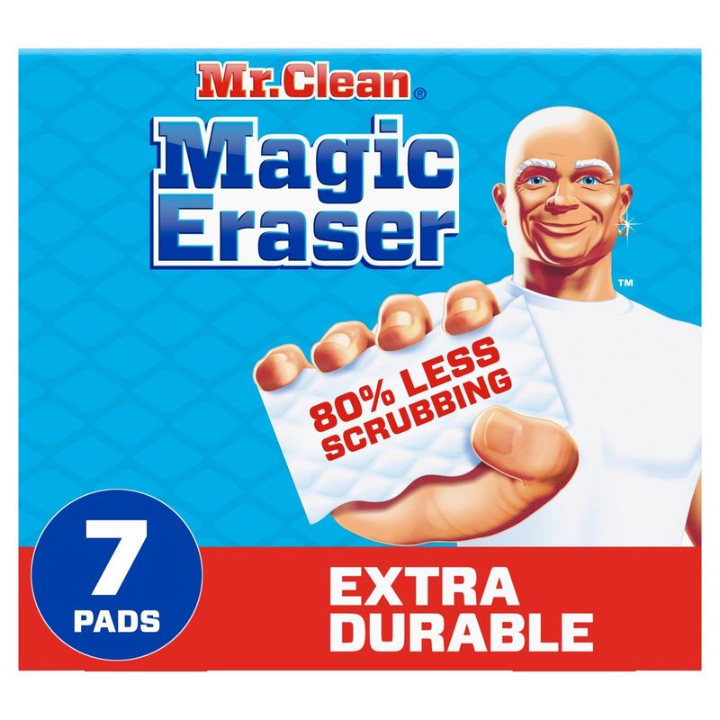 Mr. Clean MagicEraser Extra Durable Multi-Purpose Cleaner Household Cleaning Pads, 7 count