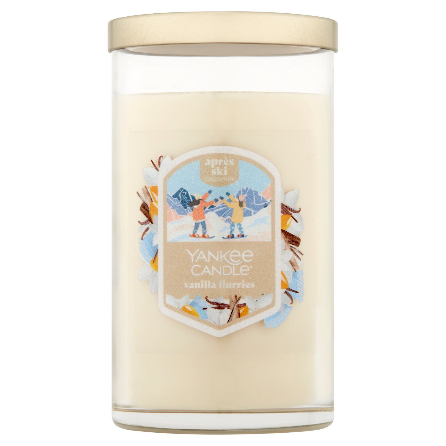 Yankee Candle Après Ski Collection Vanilla Flurries Candle, 14.25 oz