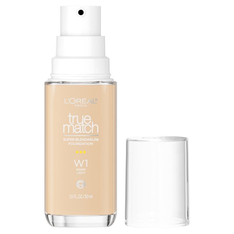L'Oréal Paris W1 Warm Light Super-Blendable Foundation, 1.0 fl oz