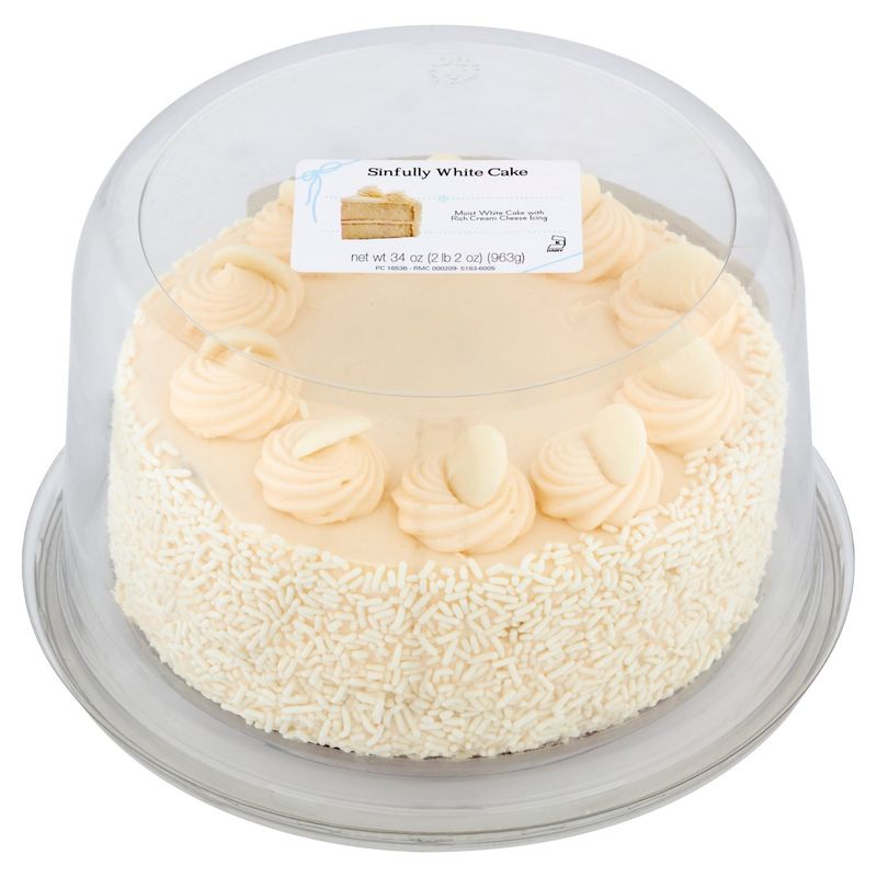 Rich's 7" Sinfully White Double Layer Cake, 34 oz