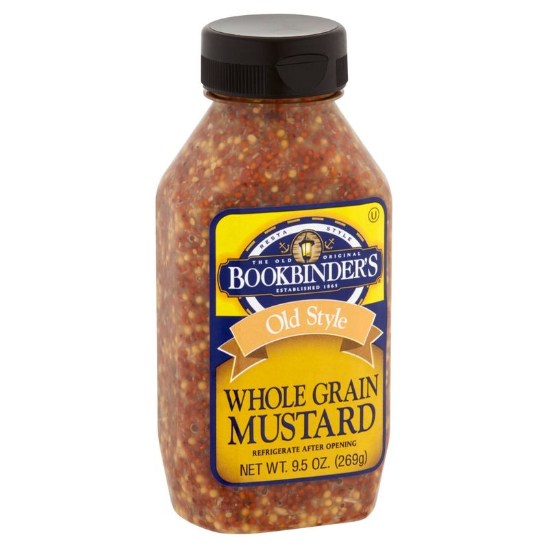 Bookbinder's Old Style Whole Grain Mustard, 9.5 oz