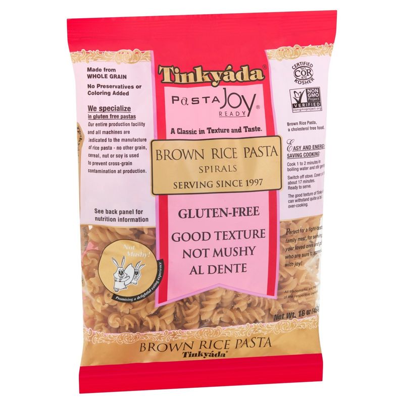 Tinkyáda Pasta Joy Ready Spirals Brown Rice Pasta, 16 oz