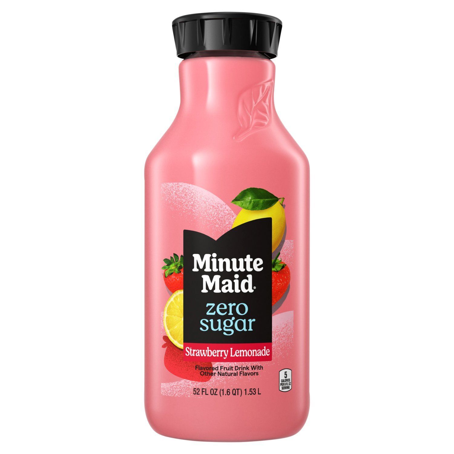 Minute Maid Zero Sugar Strawberry Lemonade, 52 fl oz
