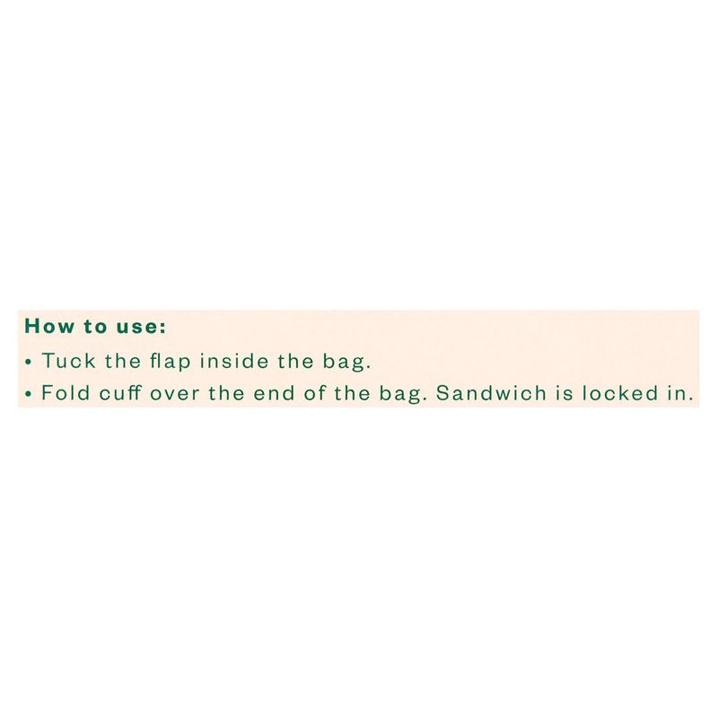 Paperbird Folding Flaps Sandwich Bags, 300 count