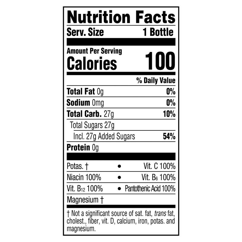 Glacéau Vitaminwater Tropical Citrus Energy Nutrient Enhanced Water Beverage, 20 fl oz
