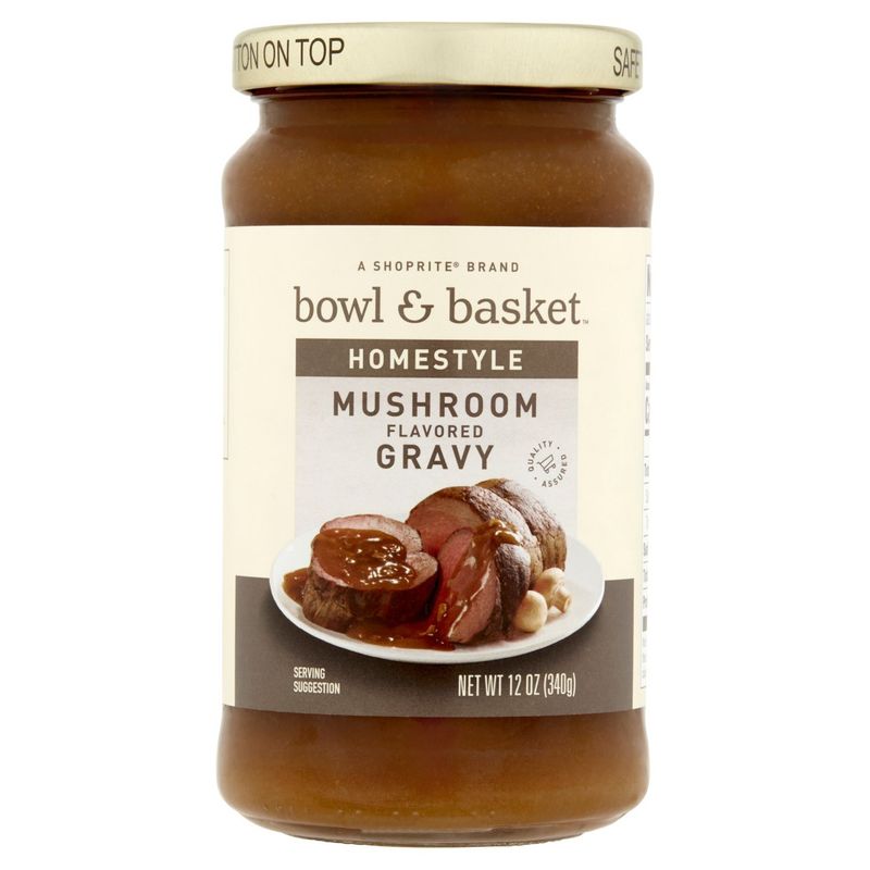 Bowl &amp; Basket Homestyle Mushroom Flavored Gravy, 12 oz
