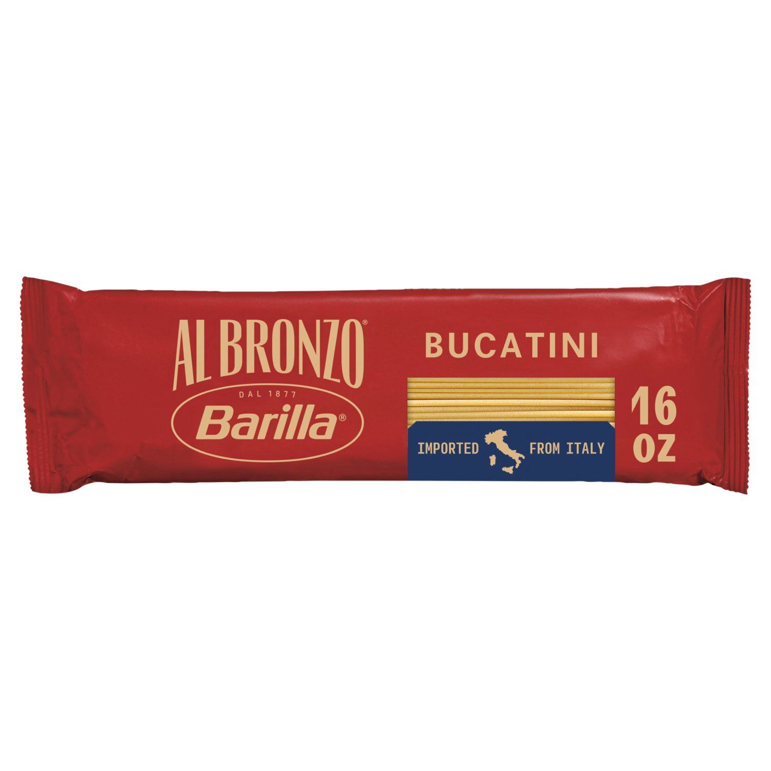 Barilla Al Bronzo Bucatini N.310 Pasta, 1 lb
