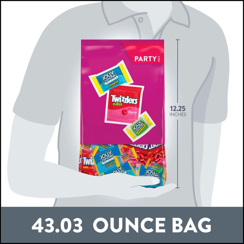 Jolly Rancher and Twizzlers Candy Assortment Party Pack, 43.03 oz