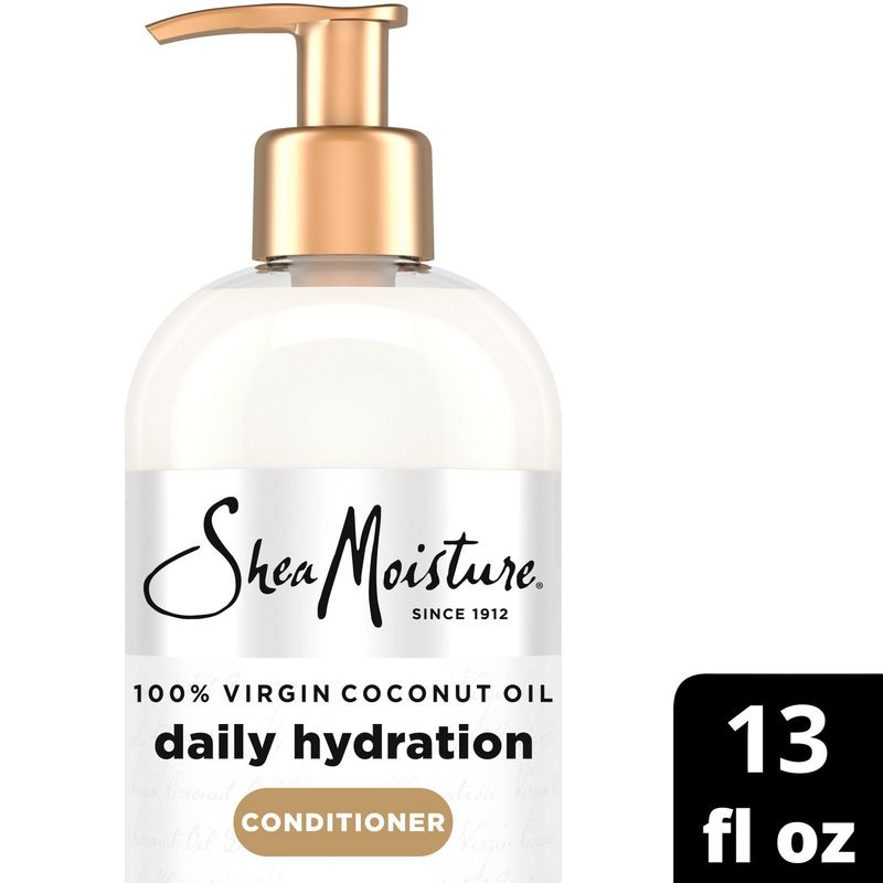 SheaMoisture 100% Virgin Coconut Oil Daily Hydration Conditioner, 13 fl oz