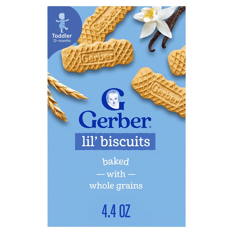 Gerber Baked with Whole Grains Lil' Biscuits, Toddler 12+ months, 4.4 oz