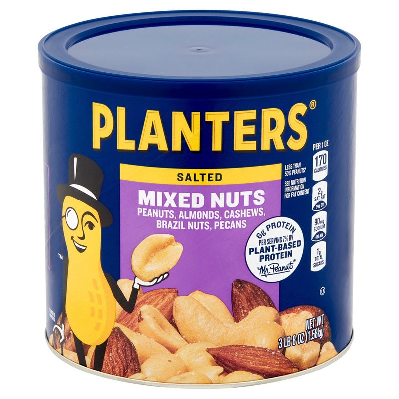 Planters Salted Mixed Nuts, 3 lb 8 oz
