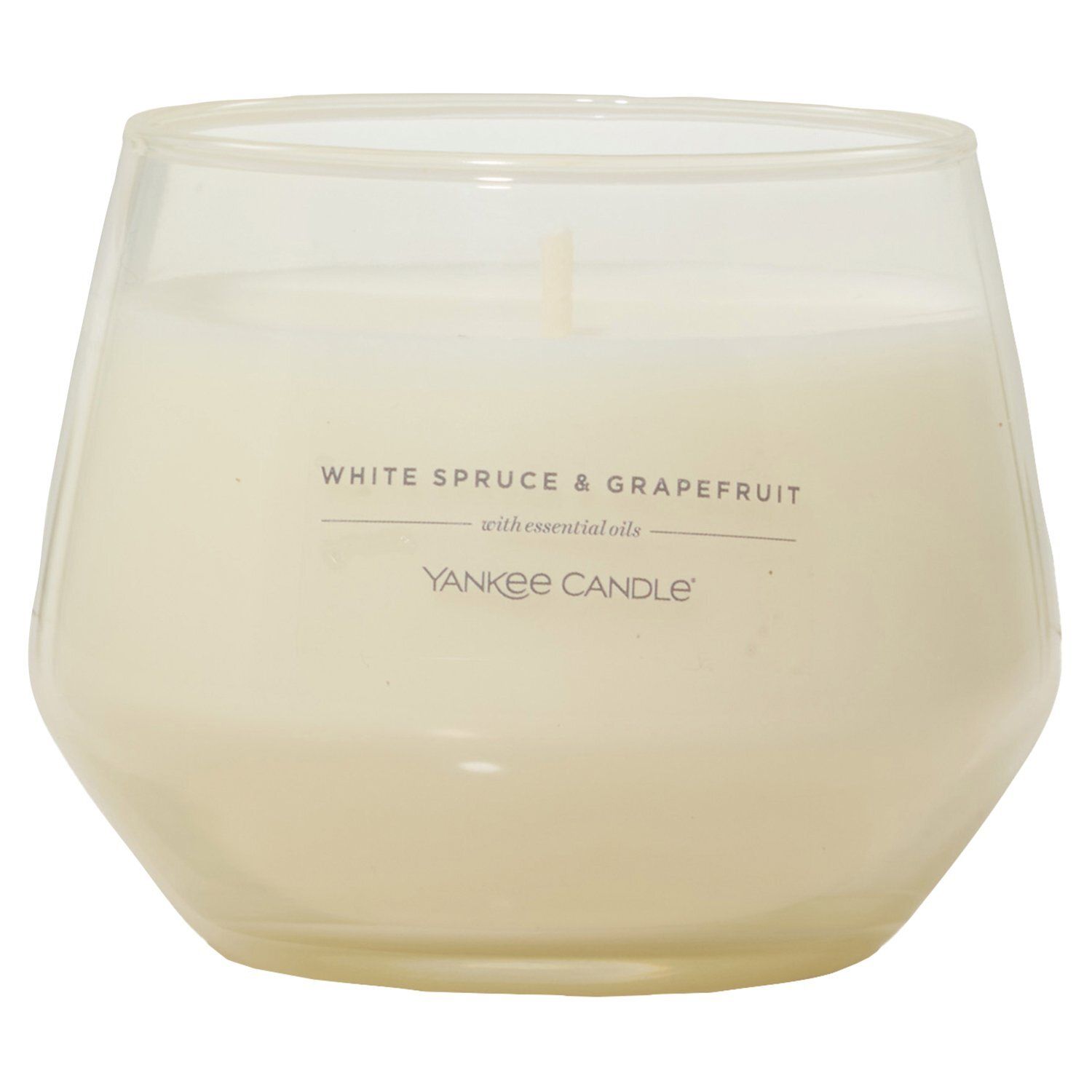 Yankee Candle White Spruce &amp; Grapefruit Candle, 10 oz