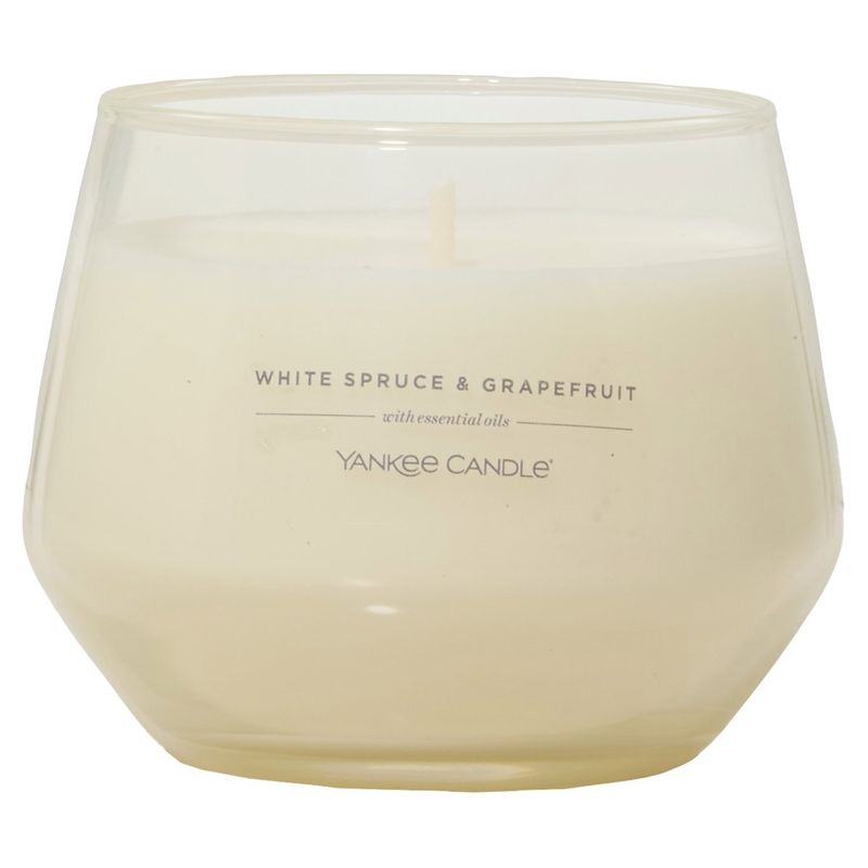 Yankee Candle White Spruce &amp; Grapefruit Candle, 10 oz