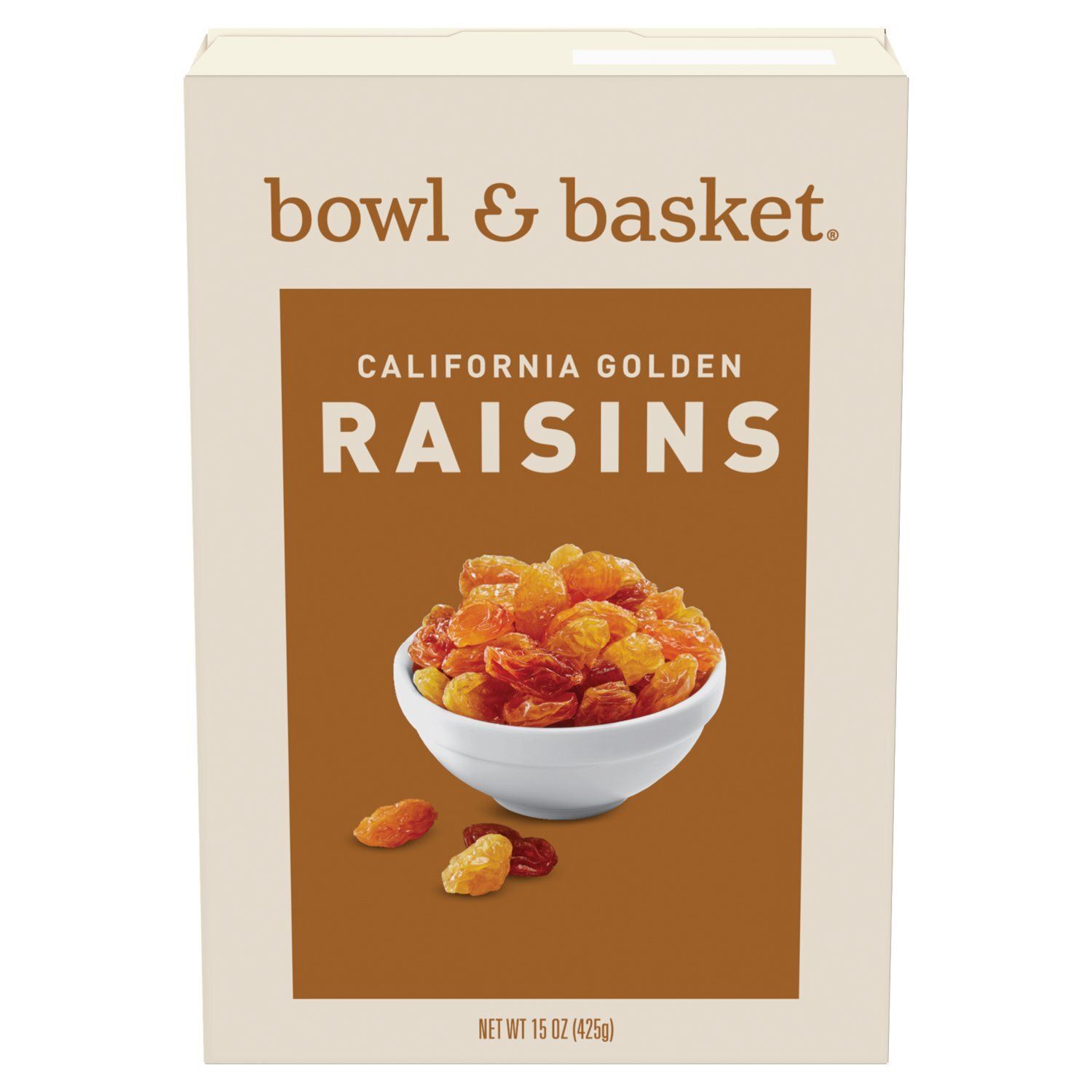Bowl &amp; Basket California Golden Raisins, 15 oz