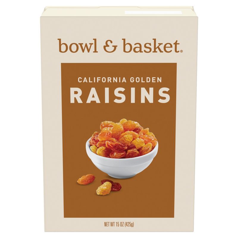 Bowl &amp; Basket California Golden Raisins, 15 oz