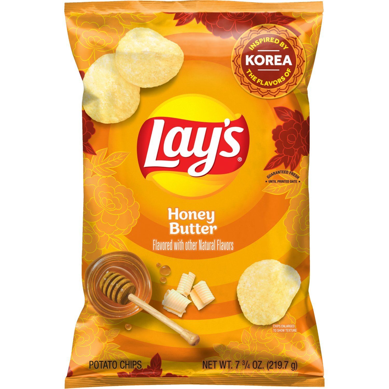 Lay's Potato Chips Honey Butter 7 3/4 Oz