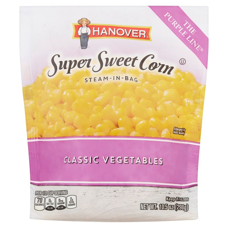 Hanover Steam-In-Bag Super Sweet Corn, 10.5 oz