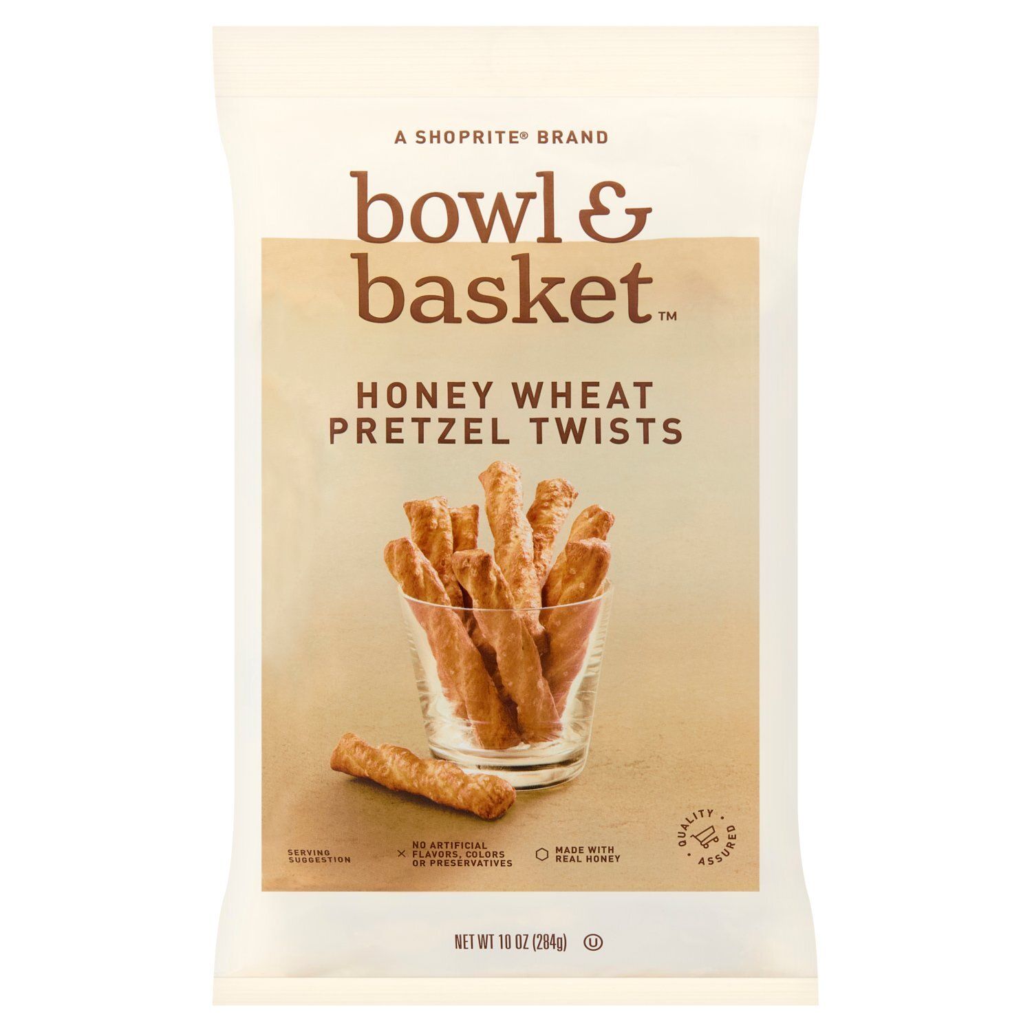 Bowl &amp; Basket Honey Wheat Pretzel Twists, 10 oz