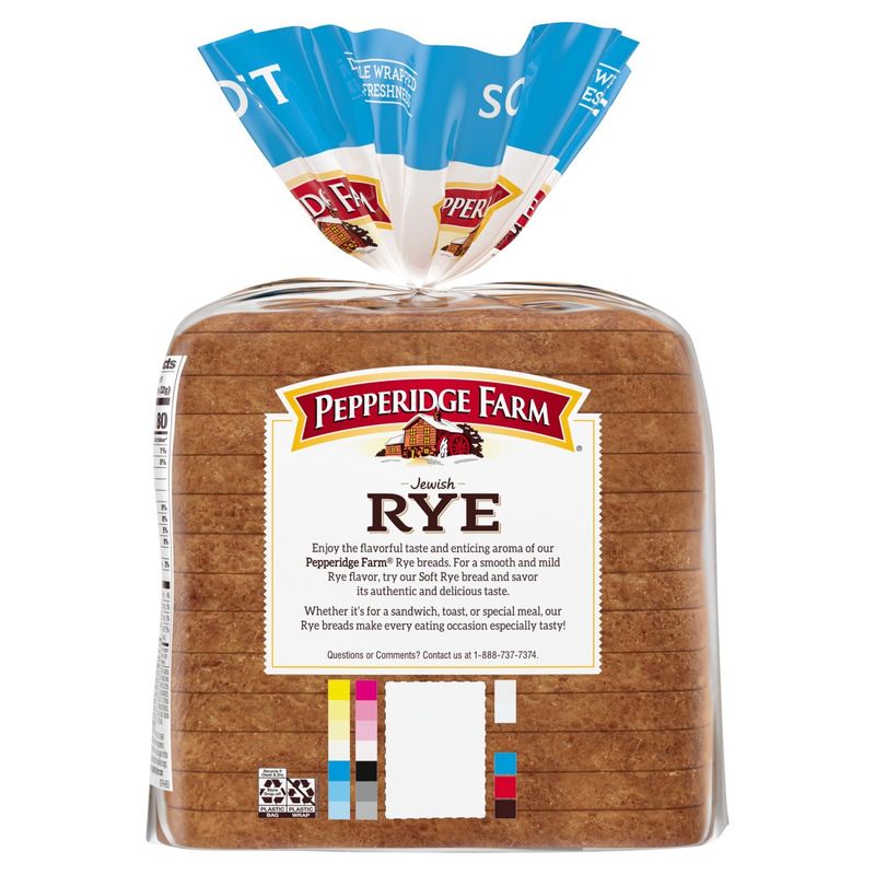Pepperidge Farm Jewish Rye Soft Bread, 16 oz