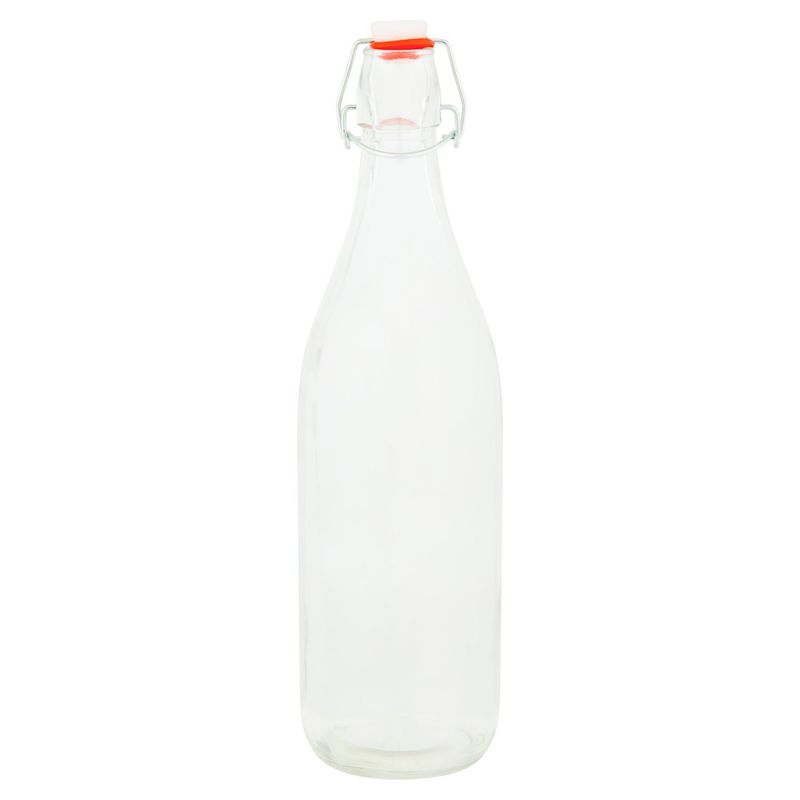 34oz Clear Bottle with Swingtop