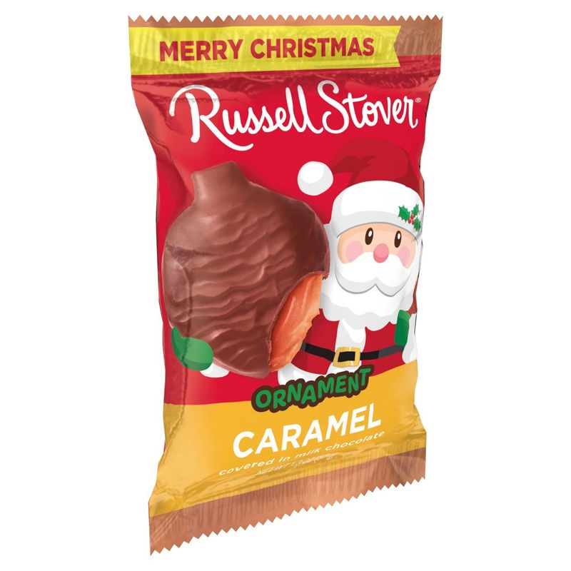 Russell Stover Ornament Caramel Covered in Milk Chocolate, 1.3 oz