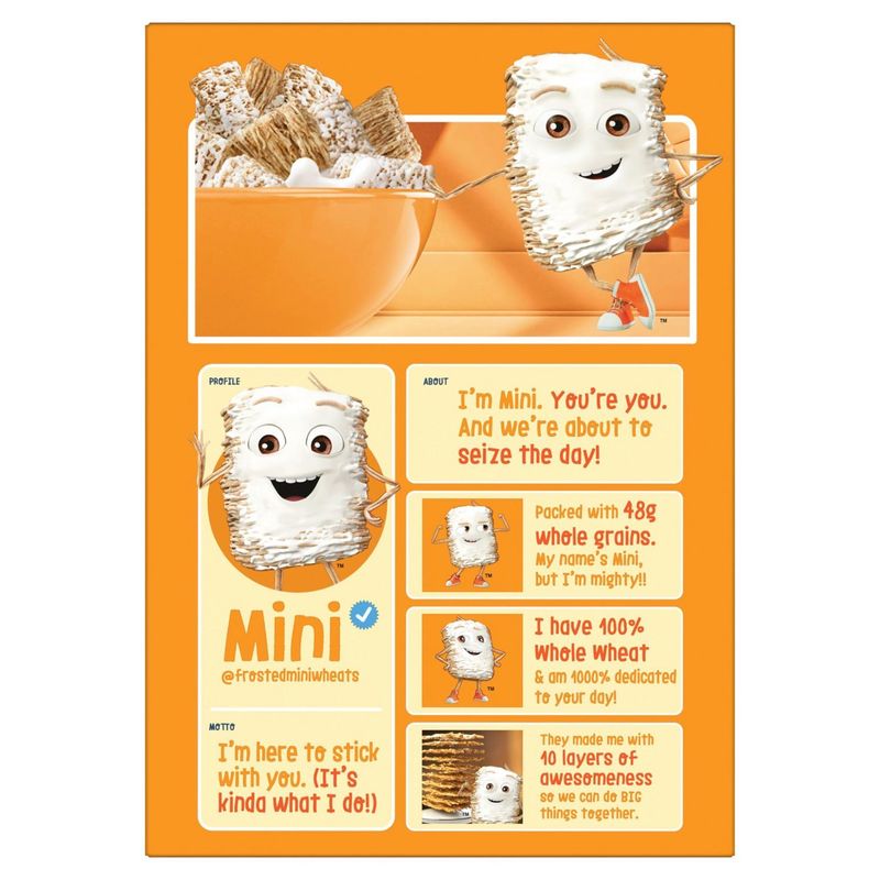 Kellogg's Frosted Mini Wheats Original Whole Grain Cereal, 16 oz