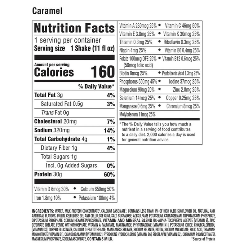 Premier Protein Caramel High Protein Shake, 11 fl oz, 4 count