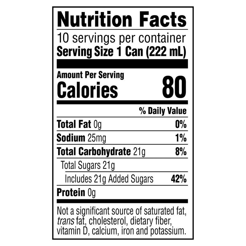 Seagram's Ginger Ale, 7.5 fl oz, 10 Pack