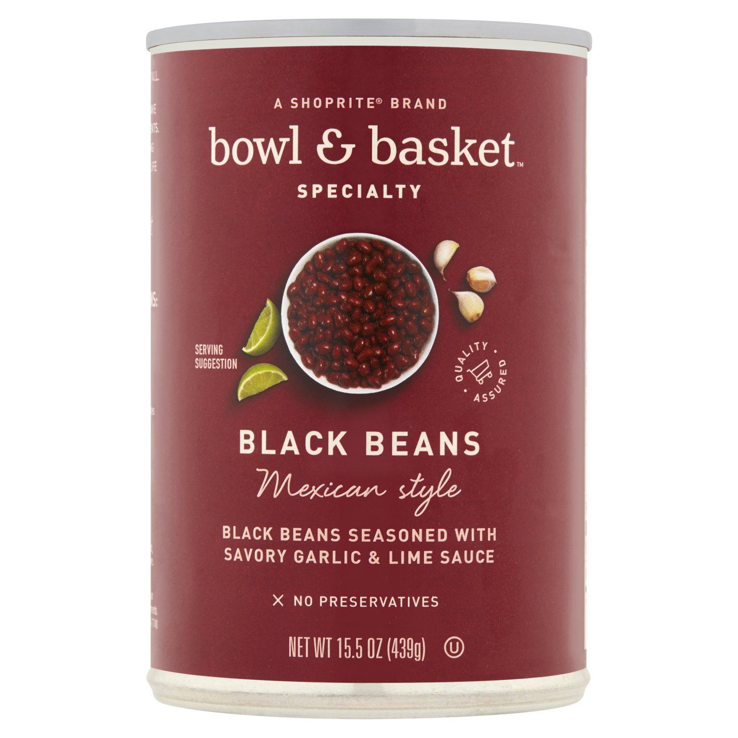 Bowl &amp; Basket Specialty Mexican Style Black Beans, 15.5 oz