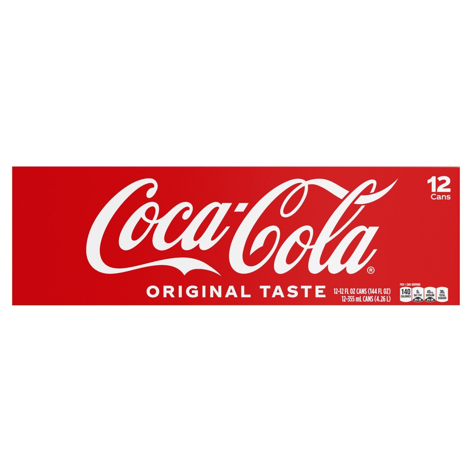 Coca-Cola Original Taste Soda, 12 fl oz, 12 count