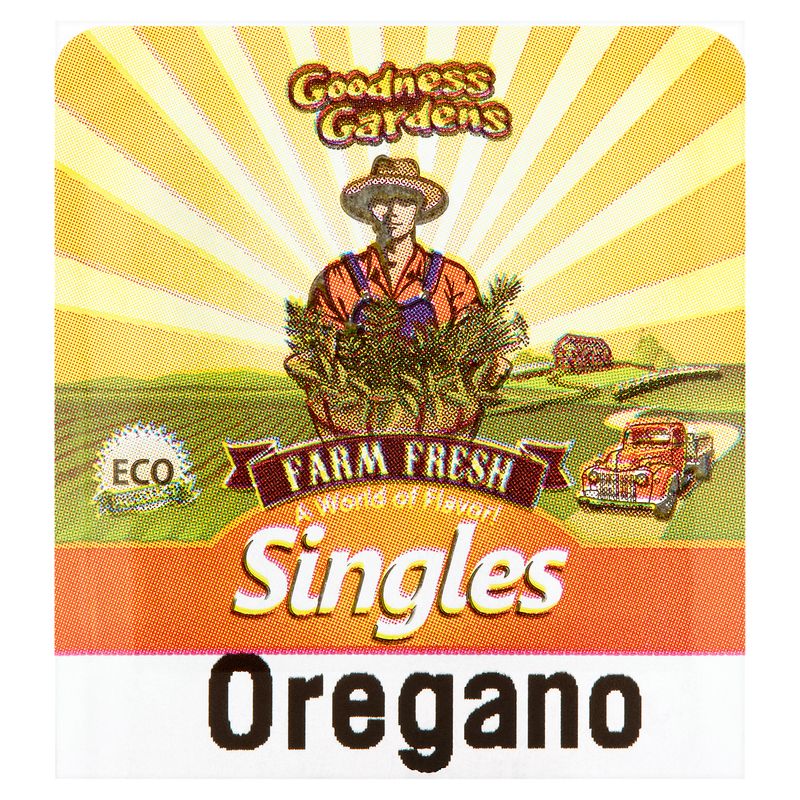 Goodness Gardens Farm Fresh Singles Oregano, 0.25 oz
