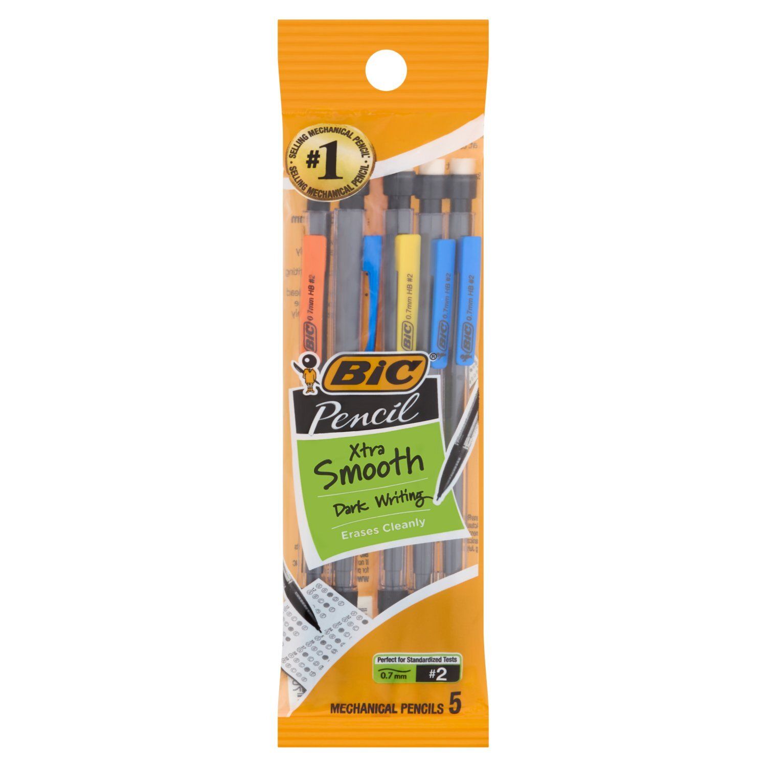 Bic Xtra Smooth Mechanical Pencils, 5 count