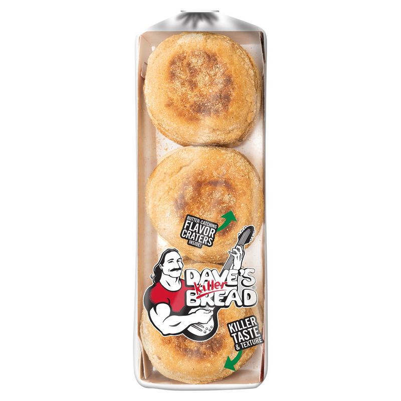 Dave's Killer Bread Rockin' Grains Organic English Muffins, 6 count, 13.2 oz
