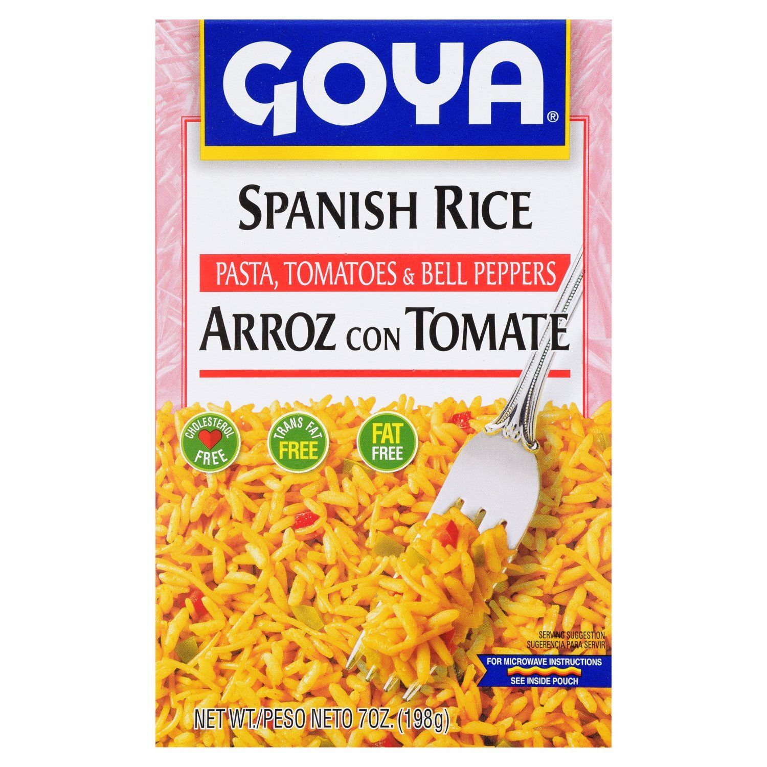 Goya Pasta, Tomatoes &amp; Bell Peppers Spanish Rice, 7 oz