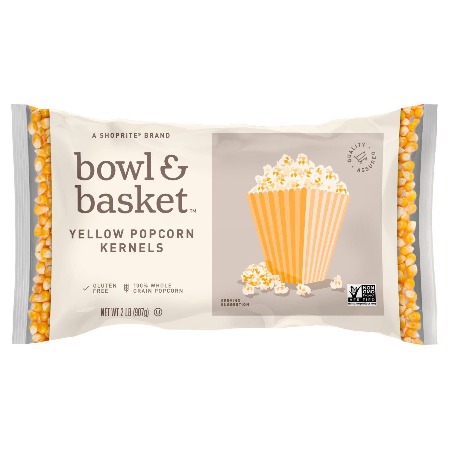 Bowl &amp; Basket Yellow Popcorn Kernels, 2 lb