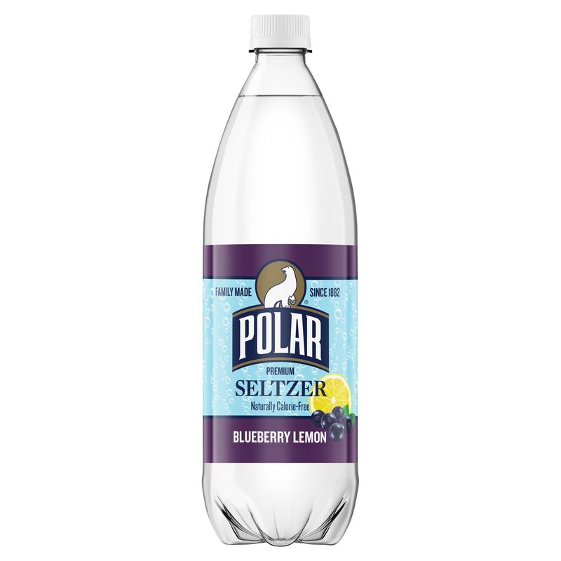 Polar Premium Blueberry Lemon Seltzer, 33.8 fl oz
