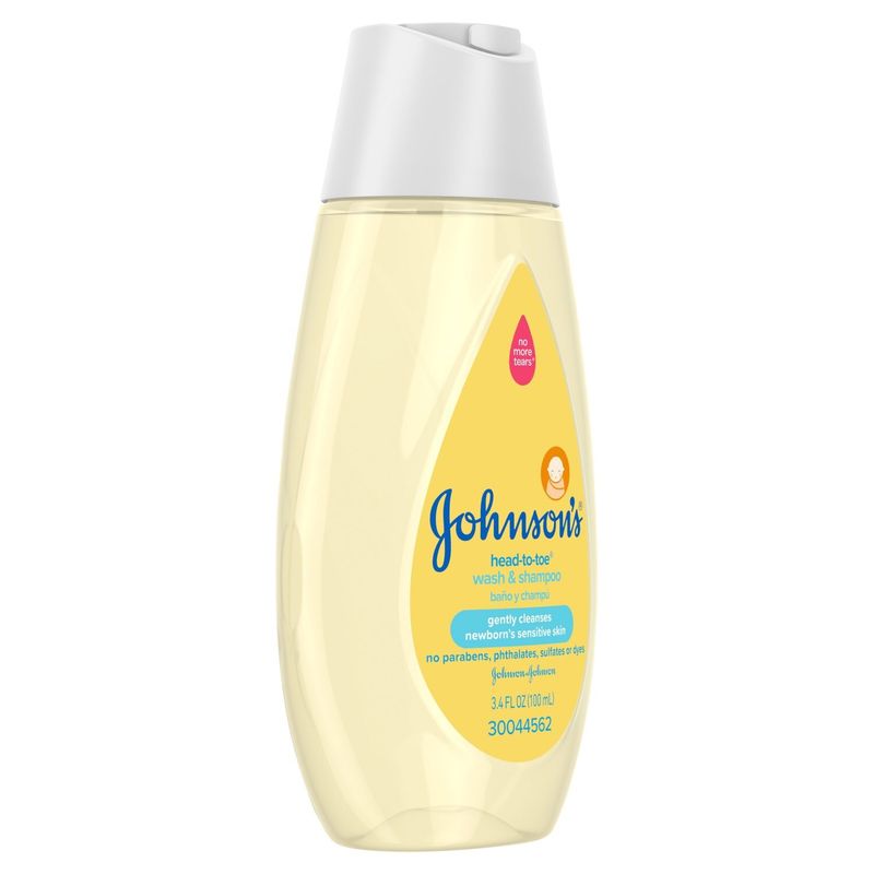 Johnson's Head-To-Toe Wash &amp; Shampoo, 3.4 fl oz