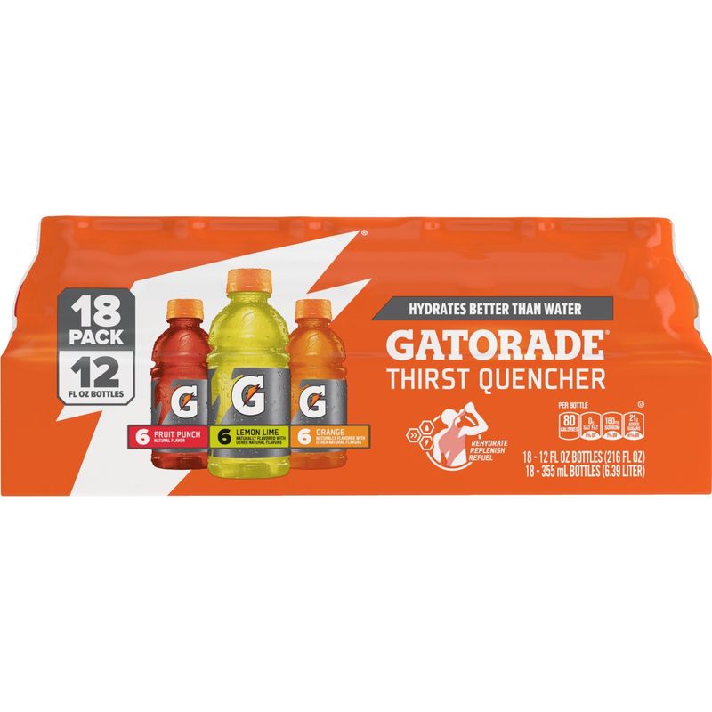 Gatorade Thirst Quencher Variety Pack 12 Fl Oz, 18 Count